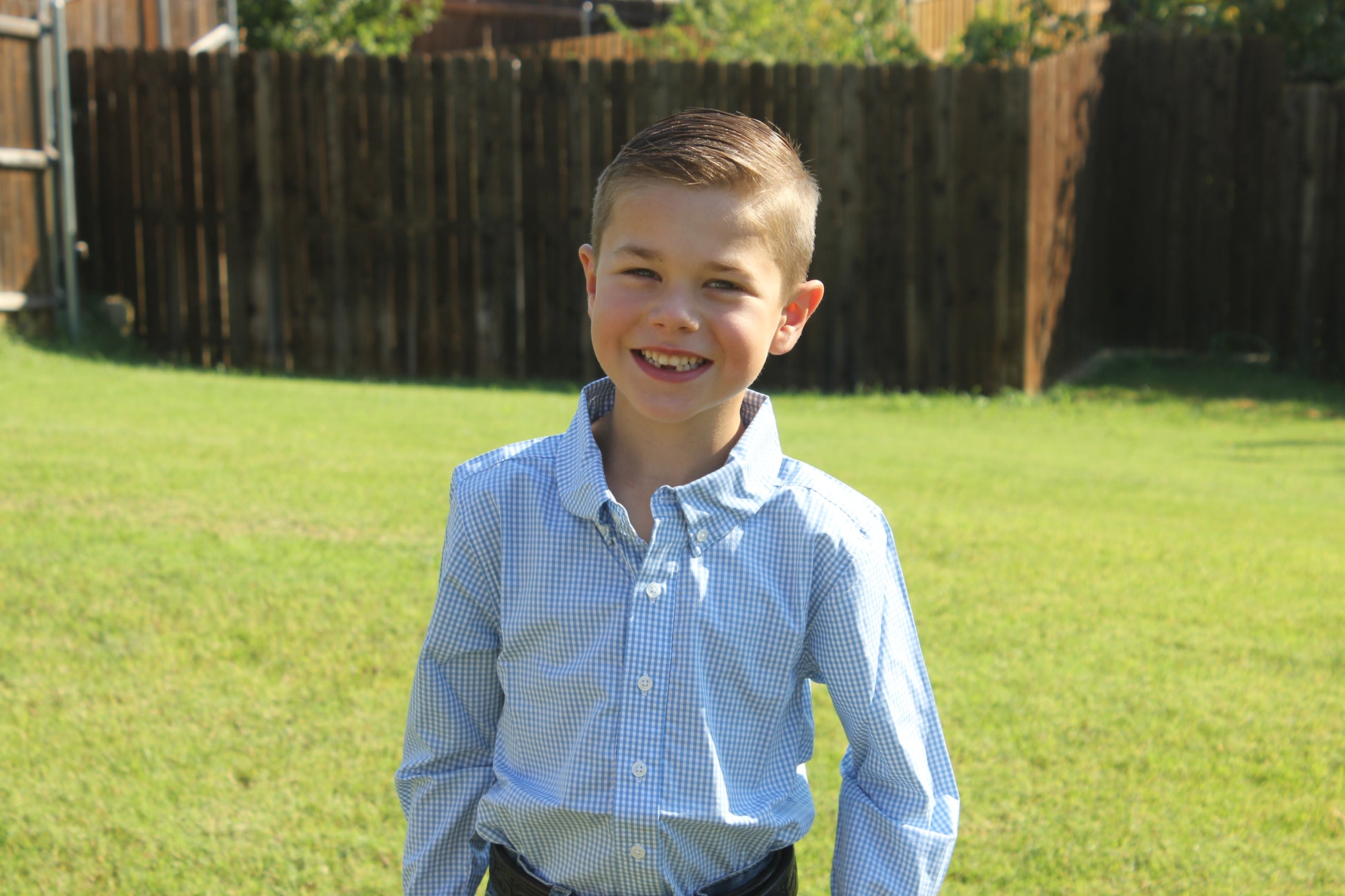Blue Checks Long Sleeve Shirt