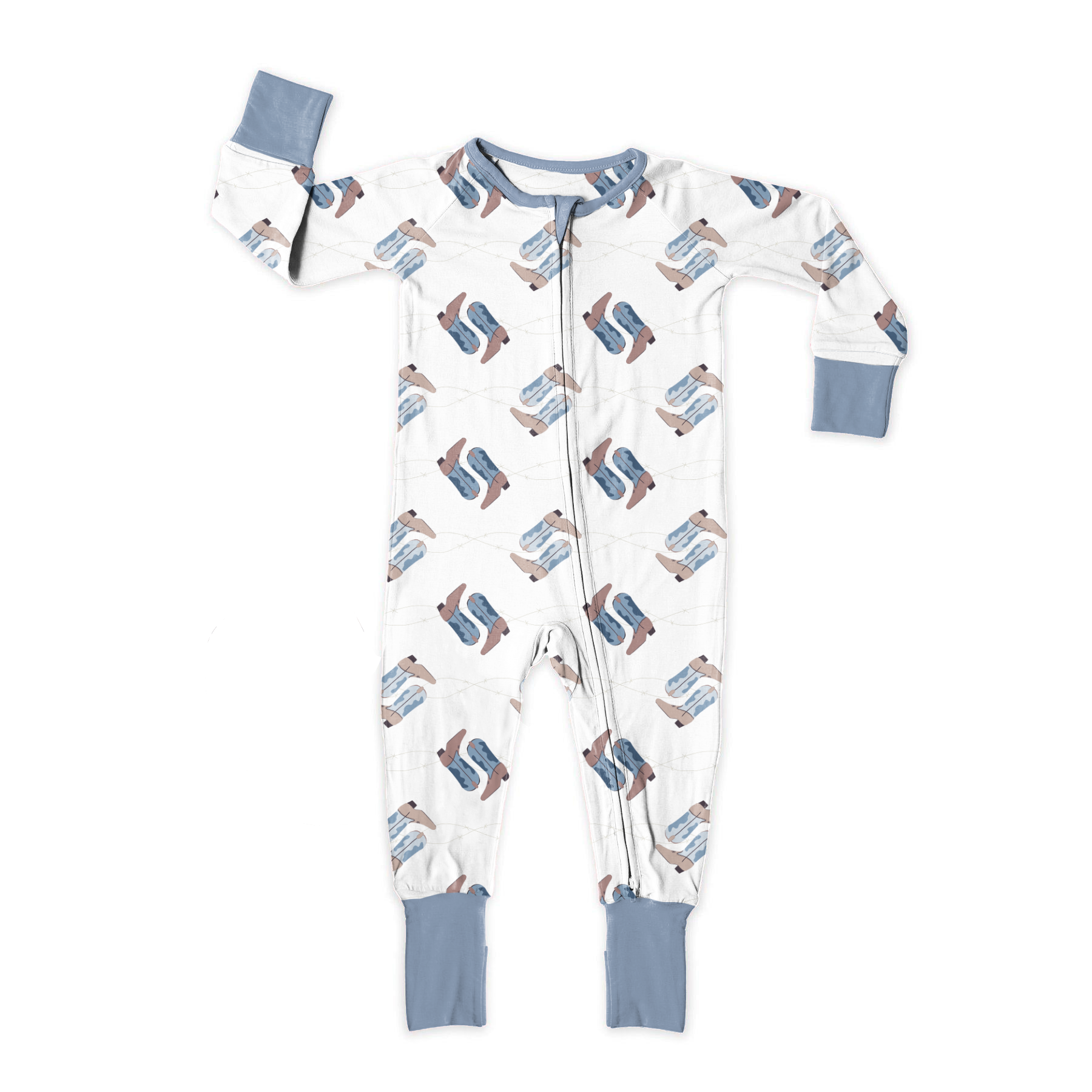 Two Step’n Buckaroo Convertible Zip Pajama