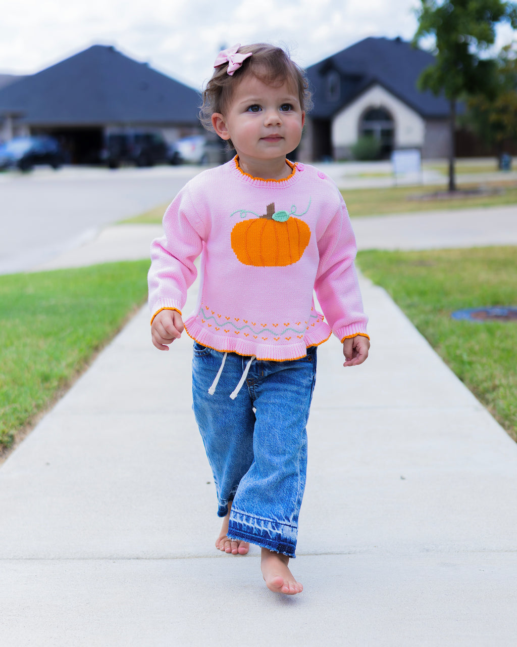 Pumpkin Knit Sweater