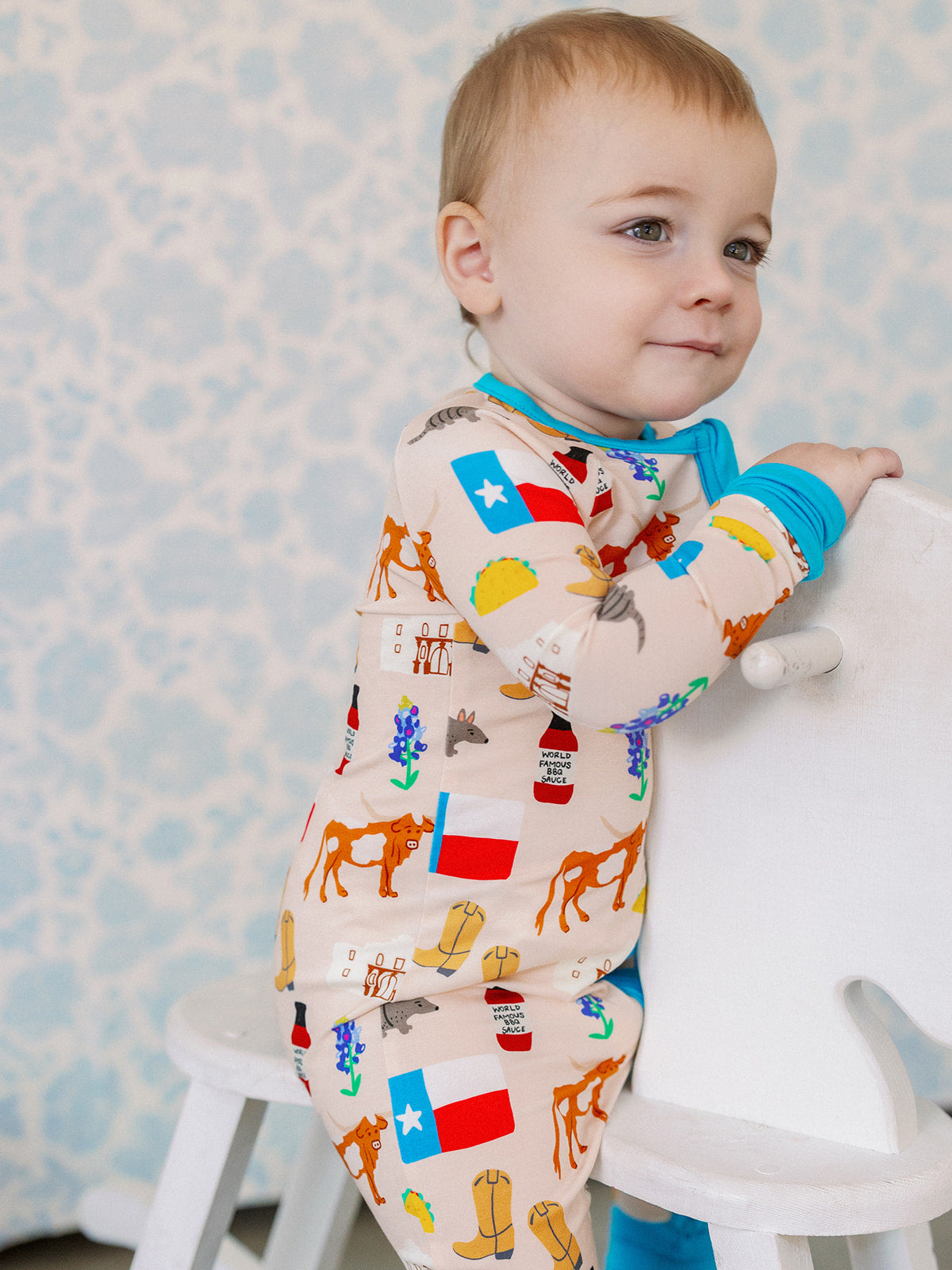 Texas Forever Zipper Romper