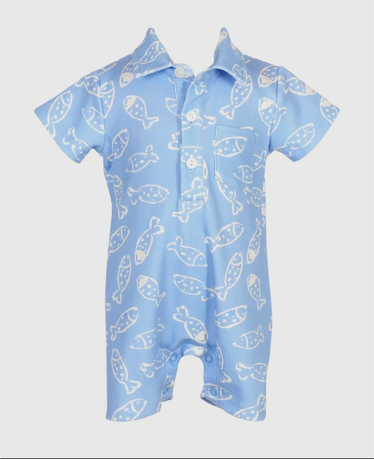 Rhett Romper-Ocean Breeze