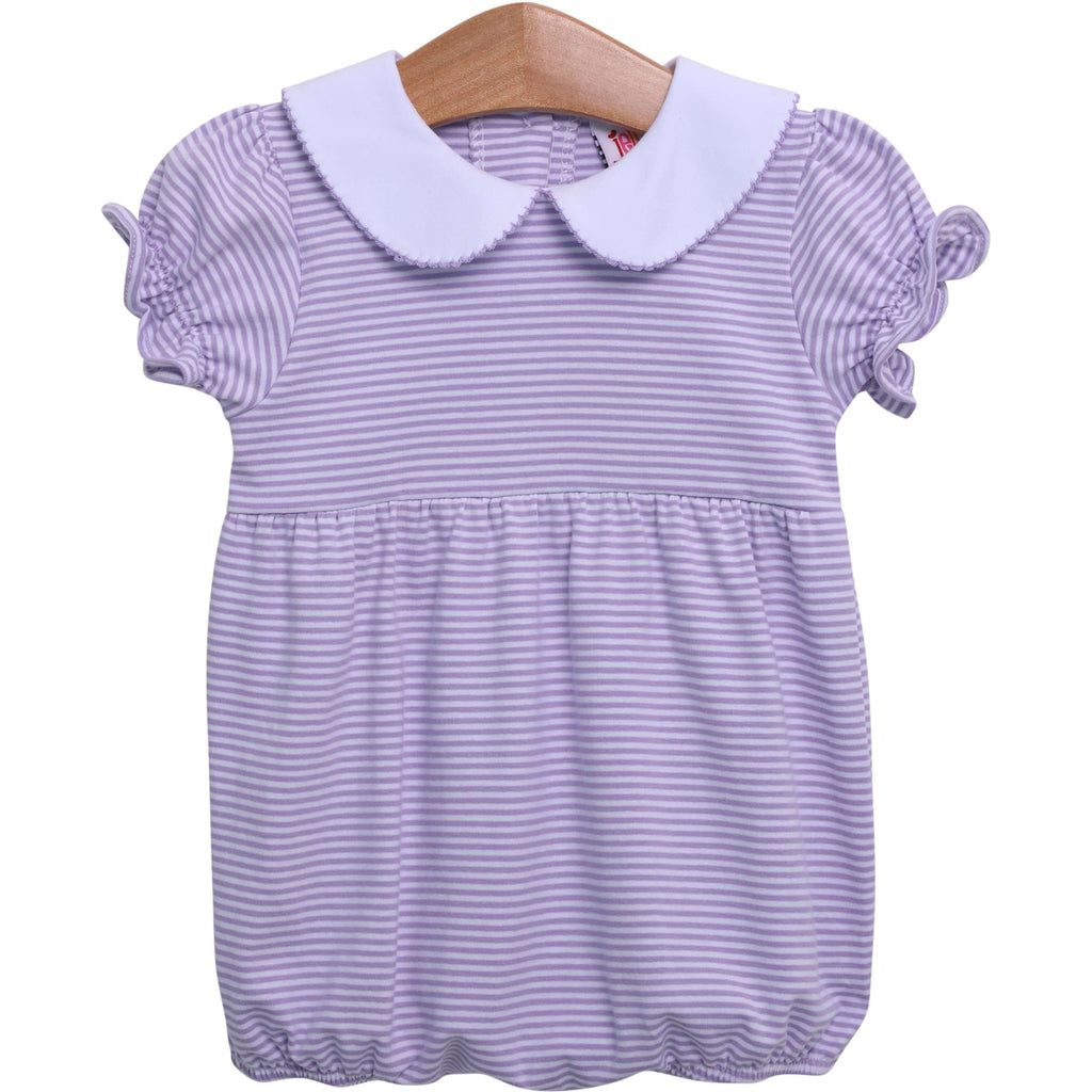 Charlotte Bubble- Lavendar Stripe