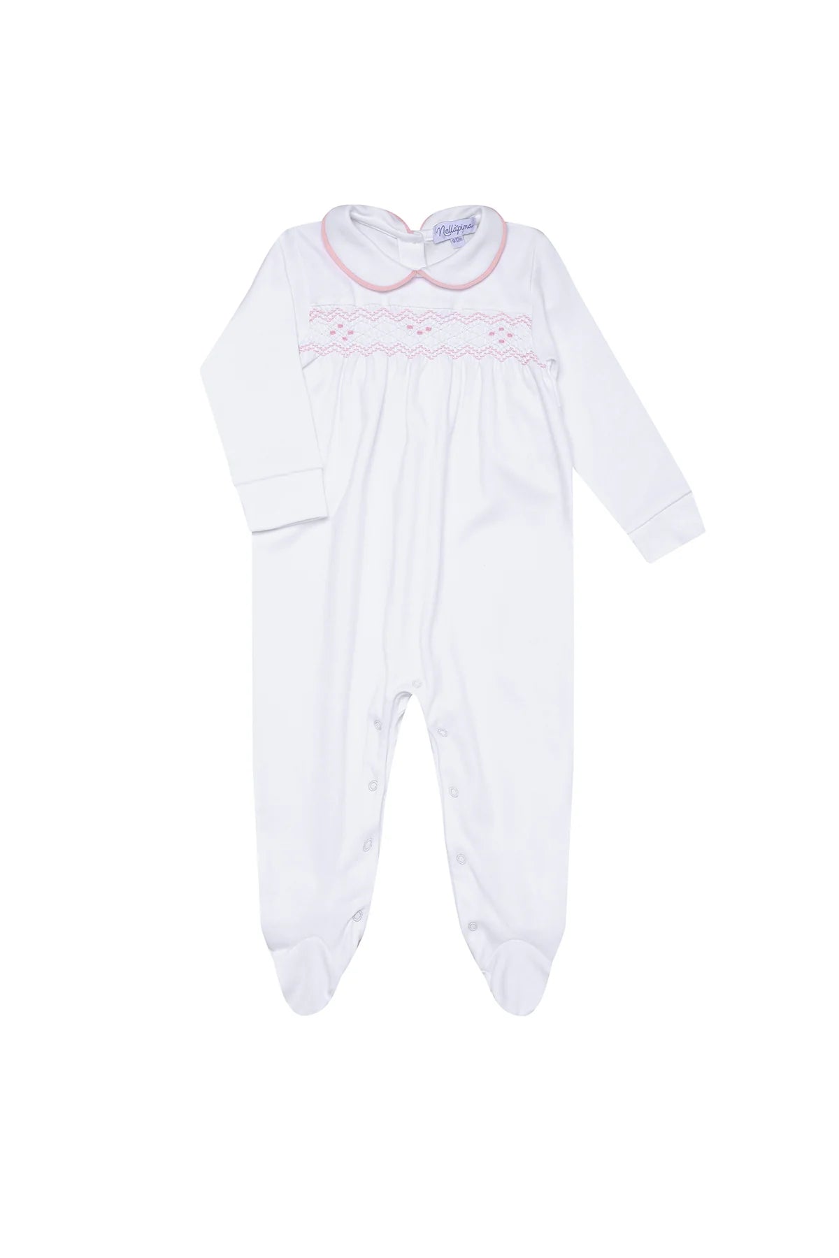 Nella Smocked Girl Footie
