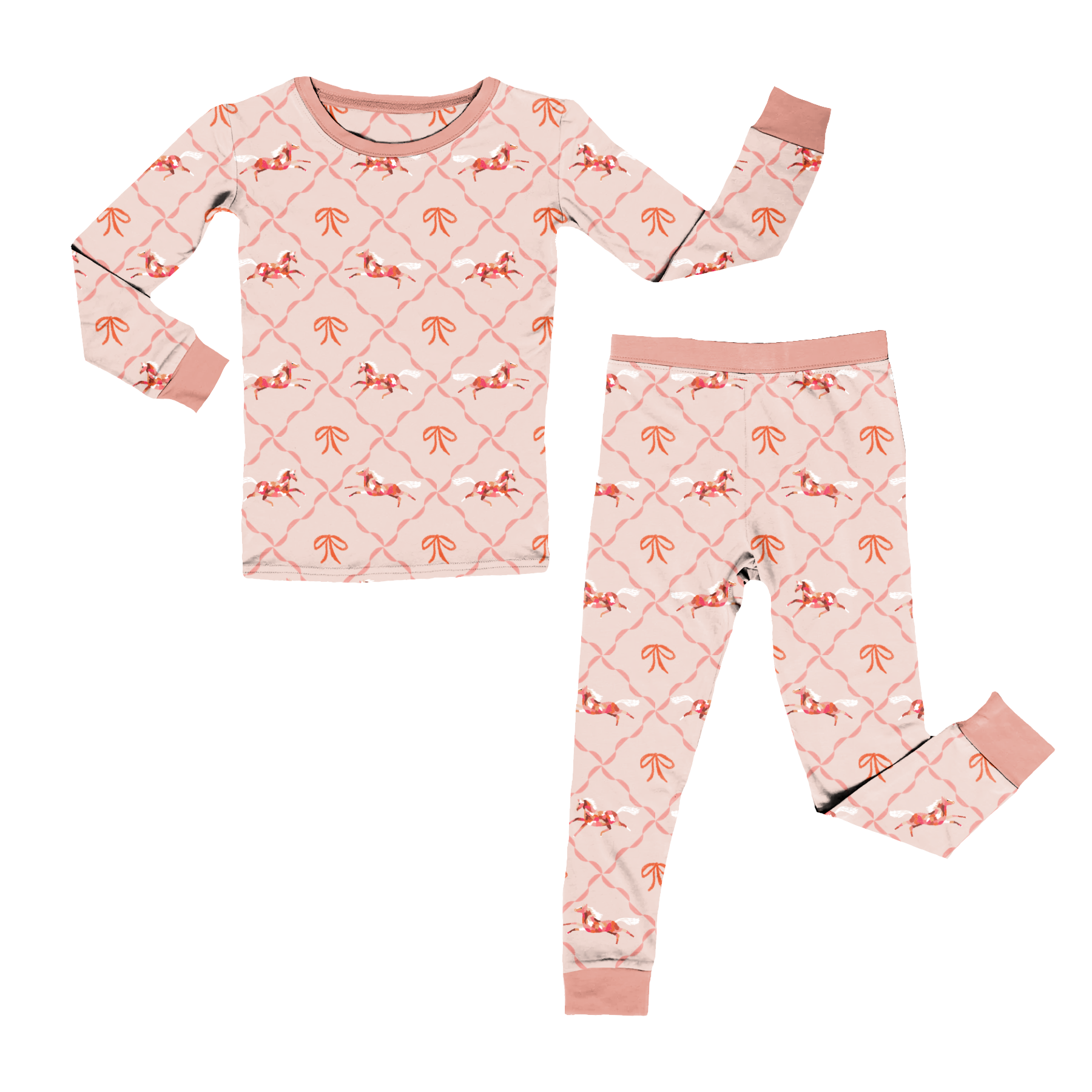 Prissy Prance Long Sleeve Pajama Set