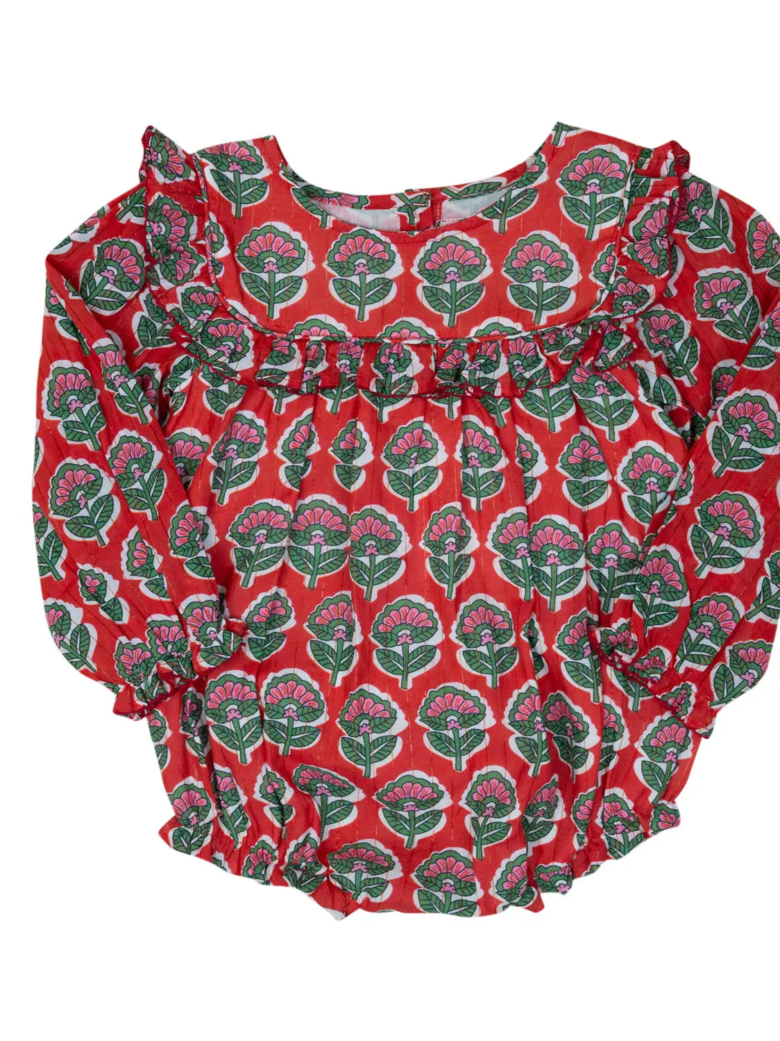 Christmas Floral with Gold Lurex Bubble